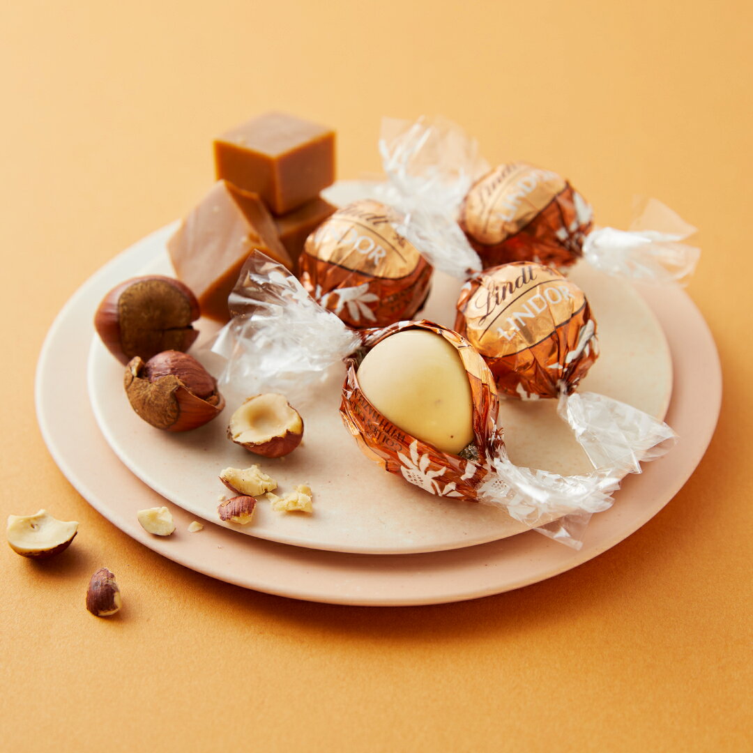 リンドール ゴールデンキャラメル&ヘーゼルナッツ 3個入 lindt-chocolate-10002232 リンツ チョコレート 楽天市場店 サンプル画像3