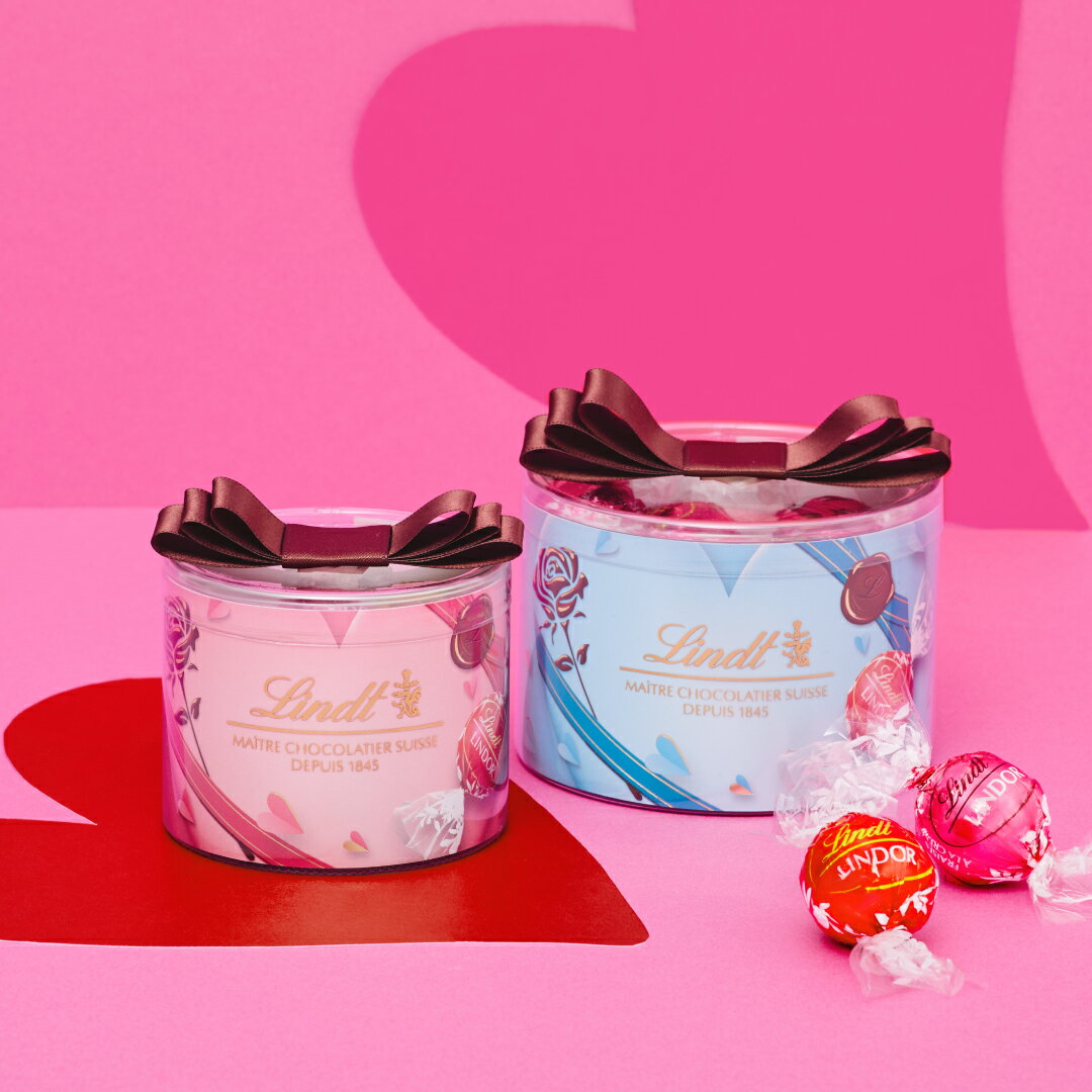 バレンタイン リンツ Lindt チョコレート リンドール リボンギフトボックス 6個入｜バレンタイン ギフト スイーツ お菓子 洋菓子 チョコ 詰め合わせ 個包装 プチギフト 可愛い 手土産 結婚祝い 内祝い お礼 誕生日 職場 転職 家族