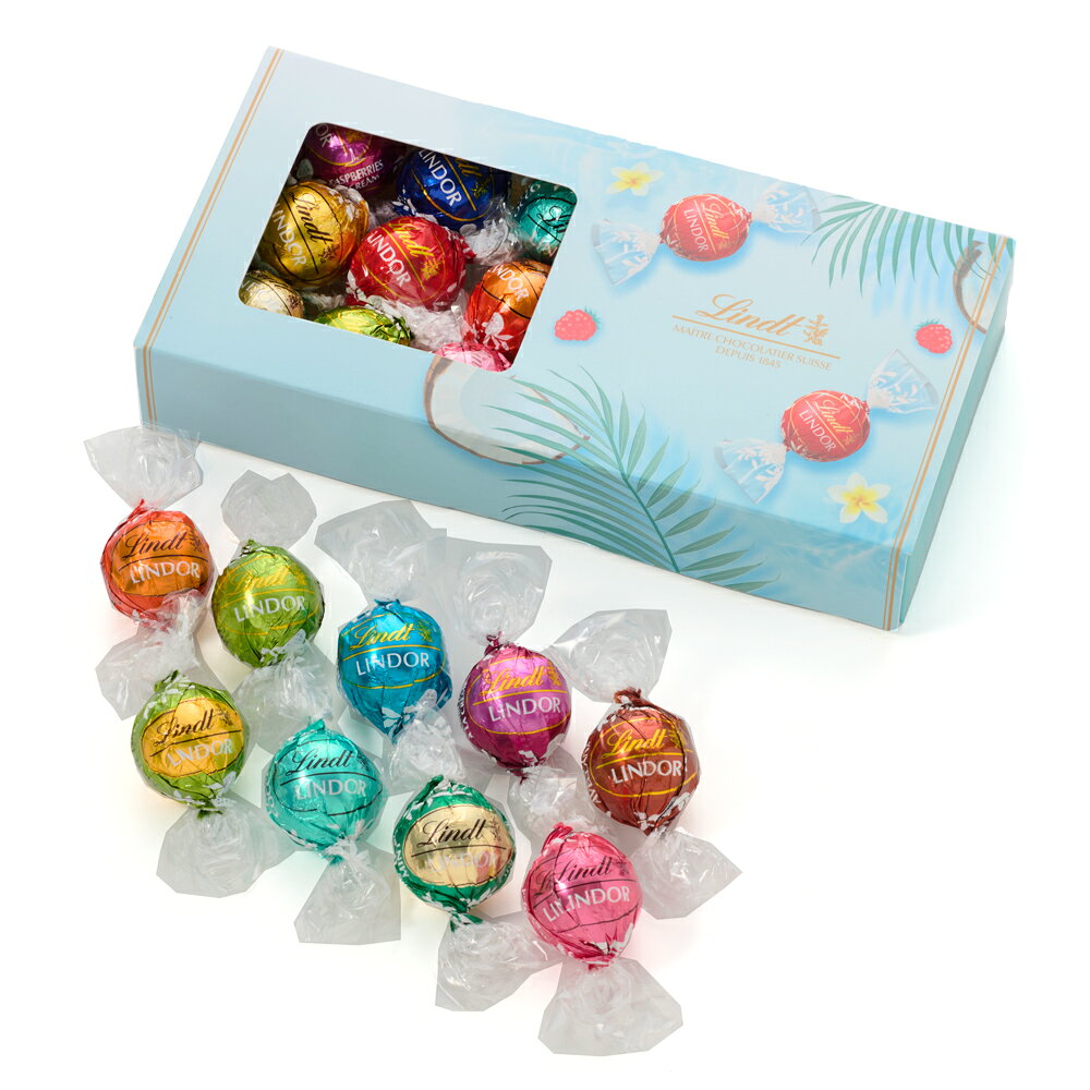 【公式】 リンツ Lindt チョコレート リンドール テイスティングセット シーズナルx2個セット｜夏ギフト ギフト スイーツ お菓子 洋菓子 チョコ 詰め合わせ 個包装 プチギフト 可愛い 手土産 お礼 誕生日【レビューキャンペーン対象】 lindt-chocolate-10002161 リンツ チョコレート 楽天市場店 サンプル画像3