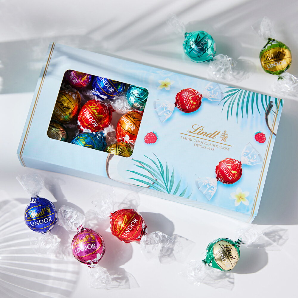 【公式】 リンツ Lindt チョコレート リンドール テイスティングセット シーズナルx2個セット｜夏ギフト ギフト スイーツ お菓子 洋菓子 チョコ 詰め合わせ 個包装 プチギフト 可愛い 手土産 お礼 誕生日【レビューキャンペーン対象】 lindt-chocolate-10002161 リンツ チョコレート 楽天市場店 サンプル画像2