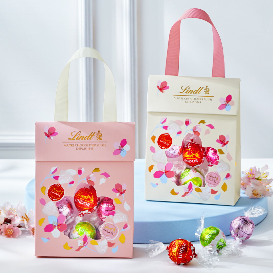 ホワイトデー リンツ Lindt チョコレート リンドール ギフトバッグ 6個入｜ホワイトデー チョコ ギフト プレゼント プチギフト 可愛い スイーツ お菓子 おしゃれ 個包装 小分け リンツチョコ 誕生日 手土産 お返し
