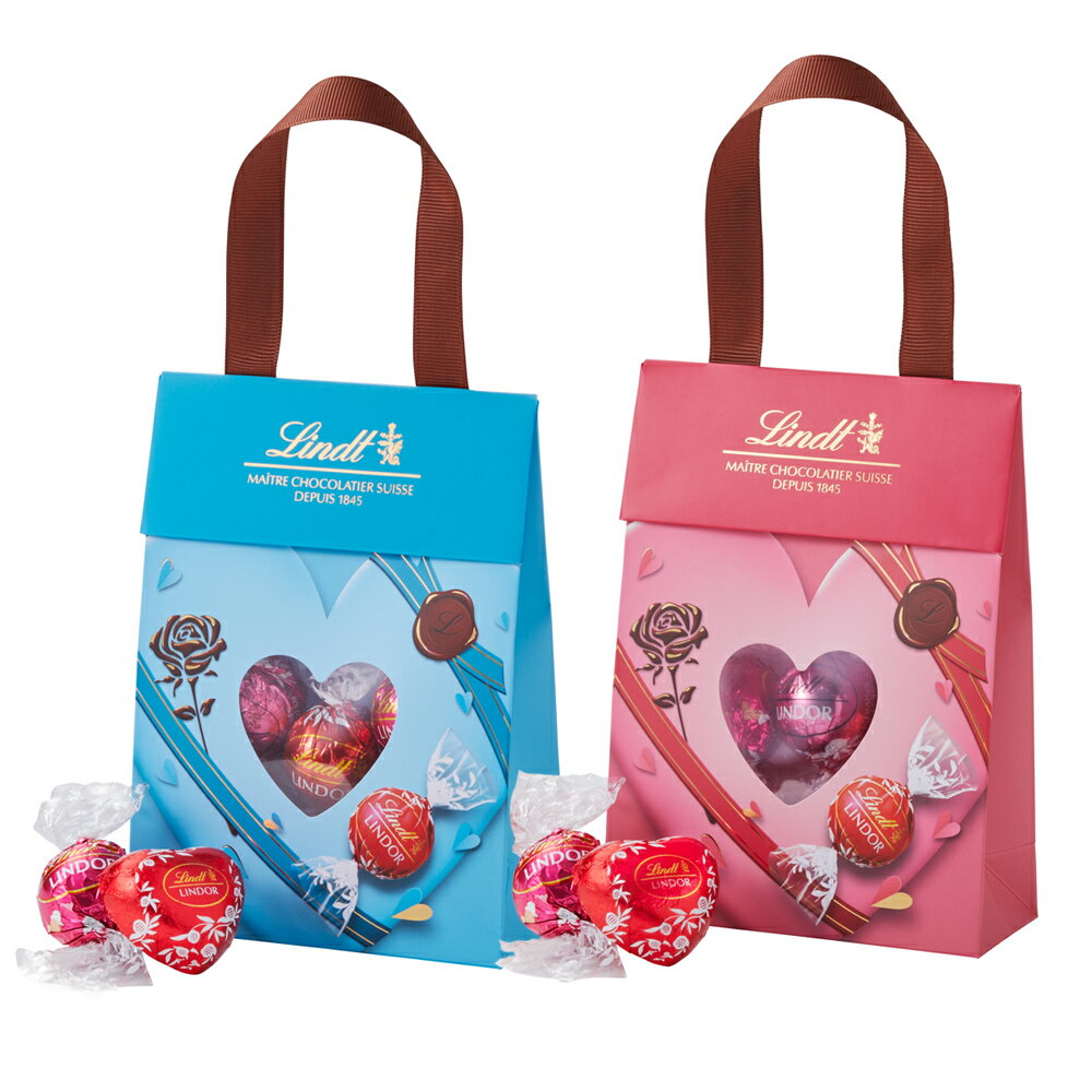 バレンタイン リンツ Lindt チョコレート リンドールバッグ 6個入｜バレンタイン ギフト スイーツ お菓子 洋菓子 チョコ 詰め合わせ 個包装 プチギフト 可愛い 手土産 結婚祝い 内祝い お礼 誕生日 職場 転職 家族