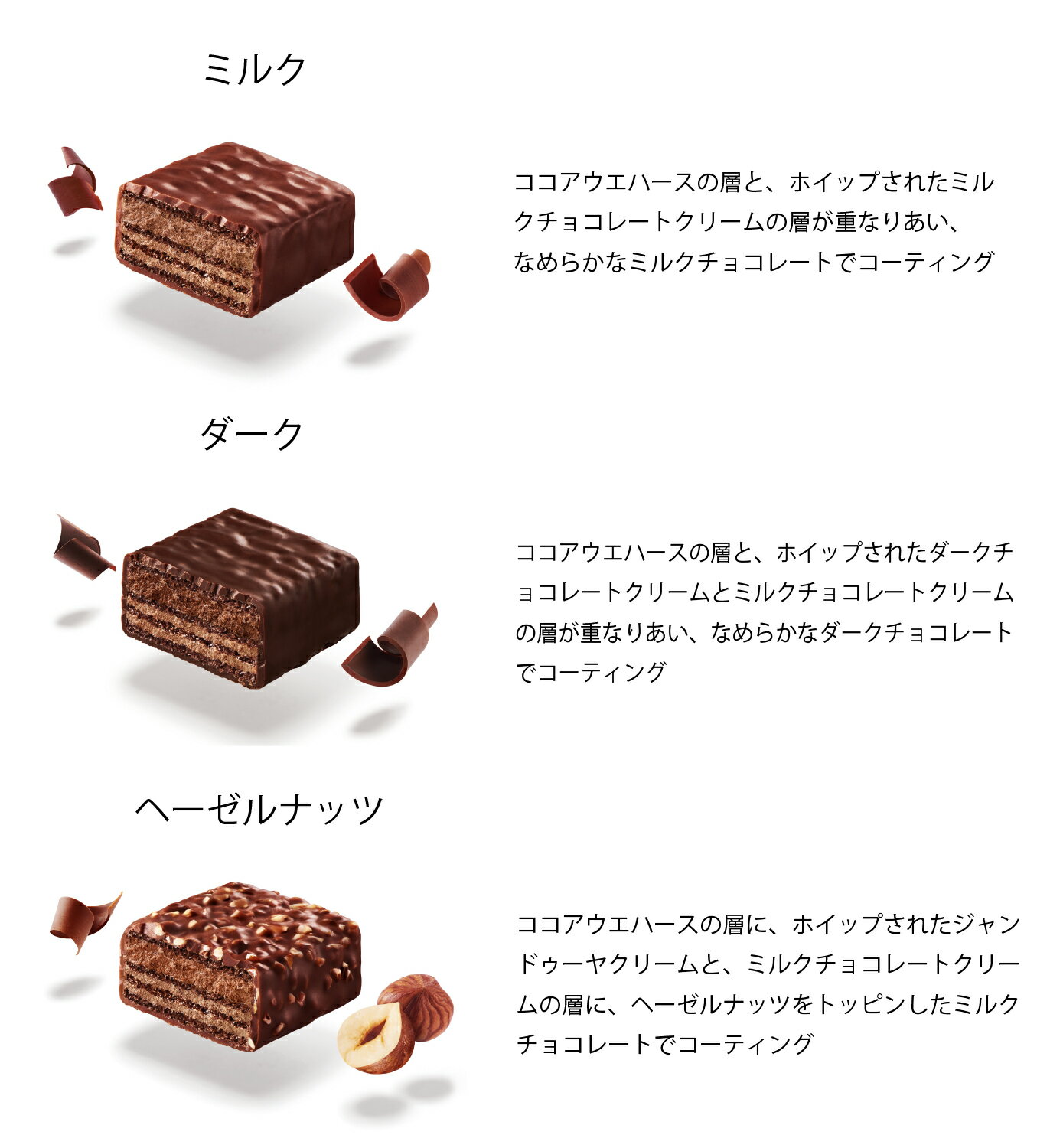 【公式】 リンツ Lindt チョコレート チョコウェイファーパック｜夏ギフト チョコ ギフト プレゼント プチギフト 可愛い 洋菓子 スイーツ お菓子 おしゃれ 個包装 おつまみ 小分け リンツチョコ 誕生日 お返し 職場 退職 転職 lindt-chocolate-10002034 リンツ チョコレート 楽天市場店 サンプル画像2