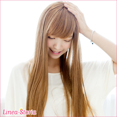 ウィッグ ロング フルウィッグ 『天使のスーパーロングストレート』【送料無料】 かつら 総手植え ウイッグ 医療用ウィッグ 女性 黒髪 結婚式 耐熱