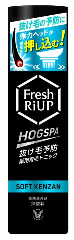 【医薬部外品】 大正製薬 フレッシュリアップHOGSPA(ホグスパ)薬用育毛トニック ソフトケンザン 弾力ヘッドが頭皮を押し込む 育毛 お風呂上りに