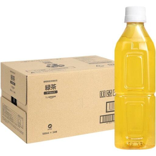 by 緑茶ラベルレス 500ml×24本 by 緑茶ラベルレス 500ml×24本