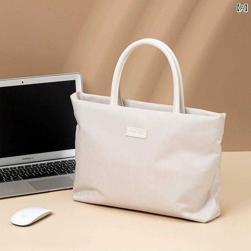 VANESSA BRUNO - メンズ レディース ハンドバッグ 外出用 ビジネス ブリーフケース シンプル 多用途 ワンショルダー メッセンジャー コンピューター バッグ 書類
