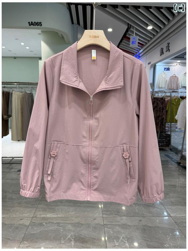 襟 薄手 日焼け防止 服 2025 夏 スタイル 年齢 減らす 小さめ シャツ ゆったり ス...
