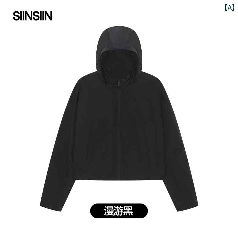 ライト ショート ジャケット アウトドアウェア カジュアル フード 付き 服 マウンテンパーカー レディース コーディネート