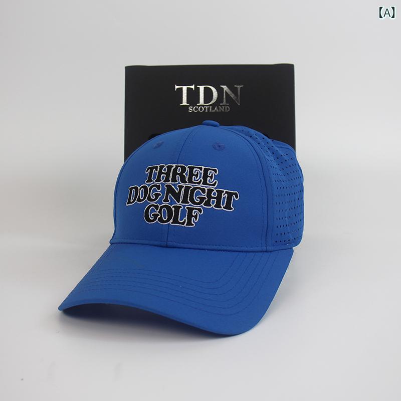 韓国 TDN 子供用 ゴルフ キャップ サン ウィング サンハット 夏 アウトドア クリップ ブルー ピンク ホ..