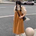 妊婦用 夏 ドレス ツーピース スーツ サスペンダー スカート マタニティドレス スタイル 2025 かわいい カジュアル