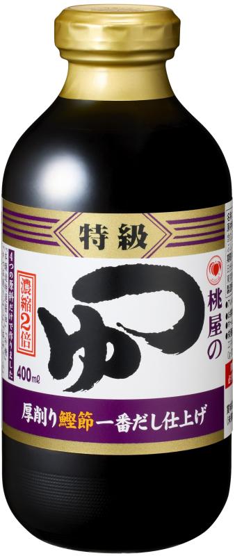 桃屋 つゆ特級 400ml 【めんつゆ 蕎麦 濃縮2倍 】