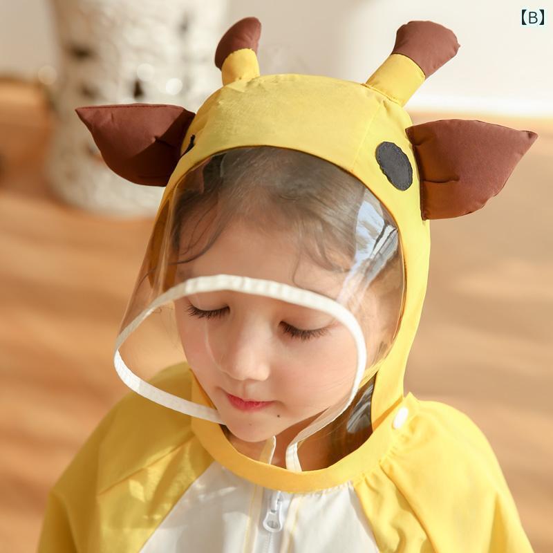 LINEAR shopの幼児パンダ男の子女の子レインコートかわいい子供動物2歳3歳男性ポンチョ｜アングル2