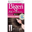 Hoyu ホーユー ビゲン スピィーディーカラー クリーム 6 (ダークブラウン) 1剤40g+2剤40g