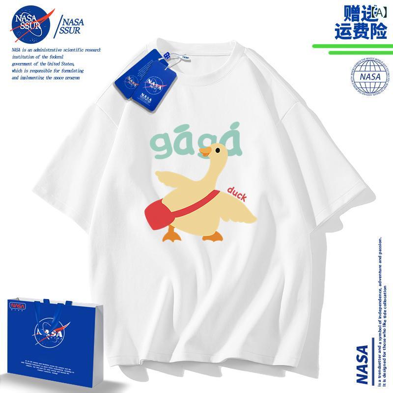 家族 親子リンクコーデ Tシャツ アヒル duck プリントロゴ 半袖 トップス