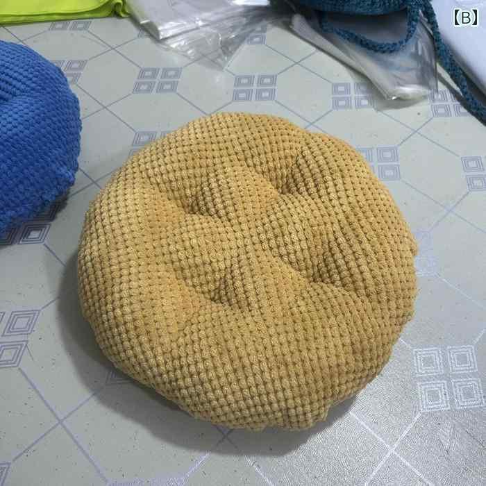 ベルベット パイナップル 厚手 ラウンド スツール クッション カバー 統合高 足 石...