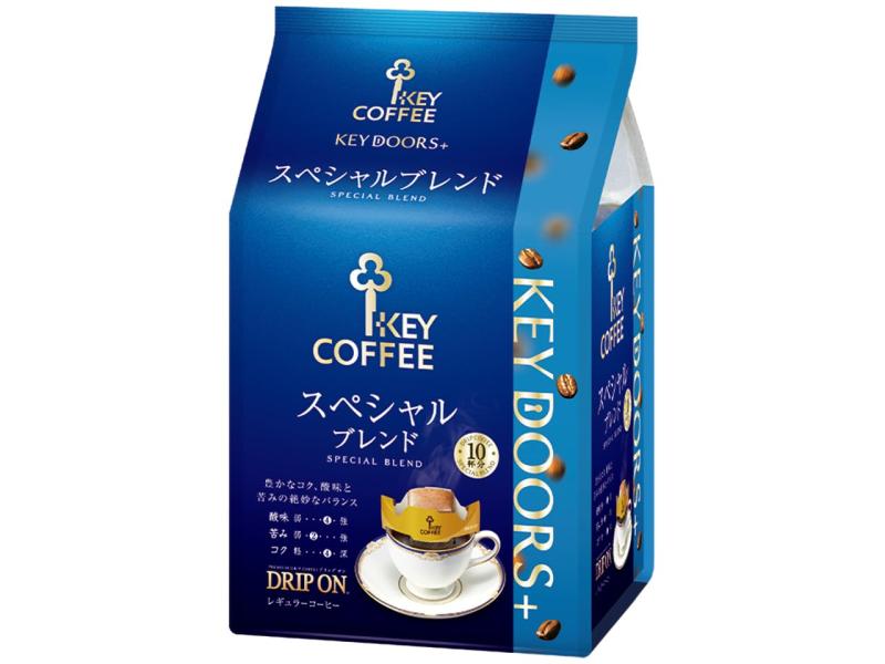 キーコーヒー スペシャルブレンド　コーヒー キーコーヒー KEY DOORS+ ドリップ オン スペシャルブレンド 10杯分×3袋