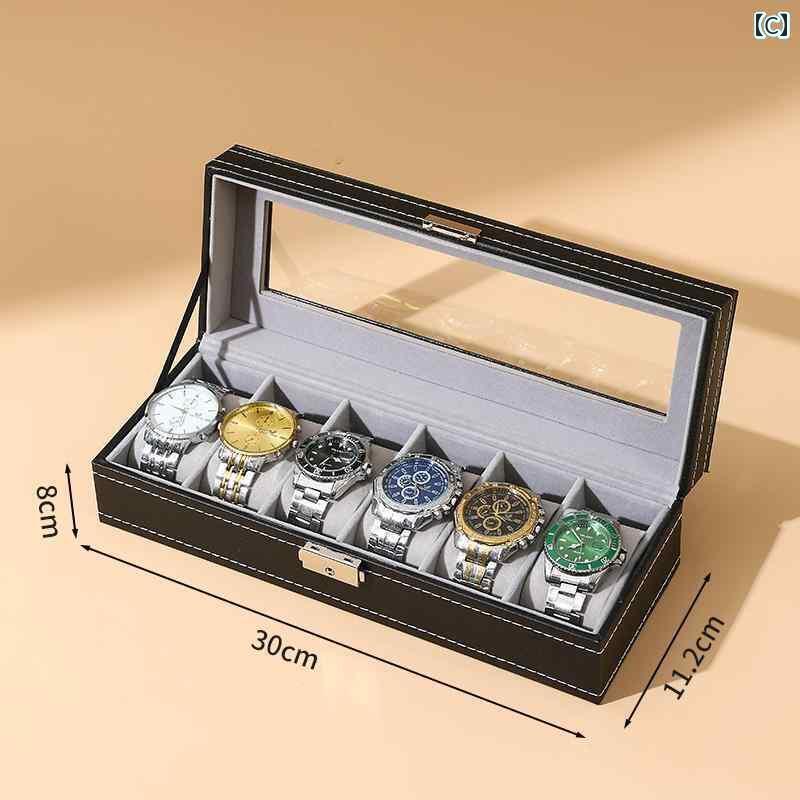 ロック 付き ぬいぐるみ 時計 収納 ボックス ポータブル バッグ ジュエリーボックス ホーム ウォッチ アクセサリー インテリア