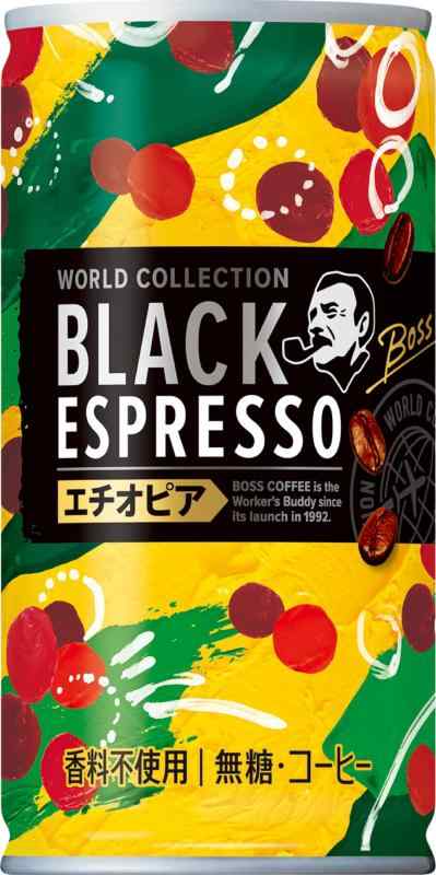 BOSS(ボス) サントリー ワールドコレクションブラック エスプレッソ エチオピア コーヒー BOSS 185g×30本
