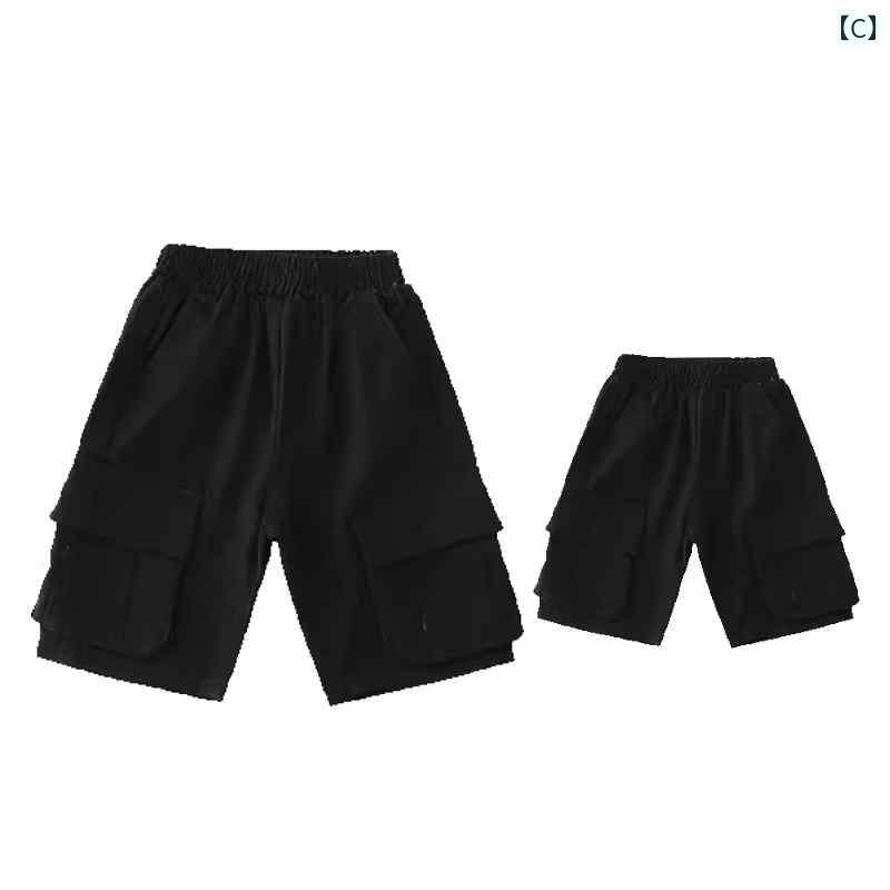 2025年夏親子セット家族全員赤ちゃん用オムツカバー付きTシャツ短パン男女の子用Tシャツ