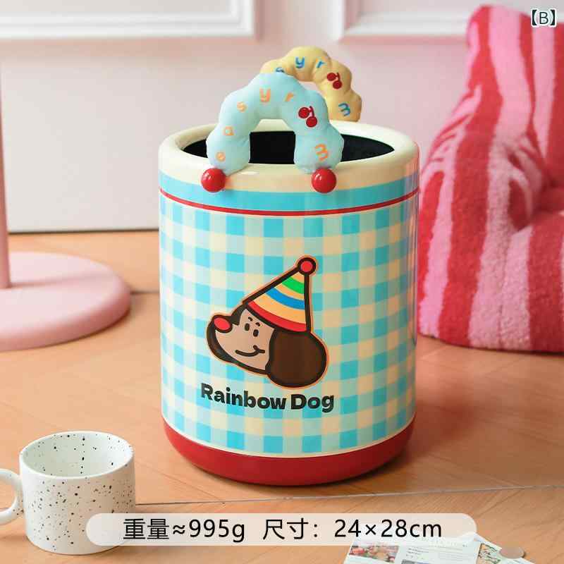 リビング ルーム ゴミ 箱家の 寝室 かわいい ドーパミン おしゃれ ストレージ 価値の 高さ 子供 部屋 カラフル インテリア 2