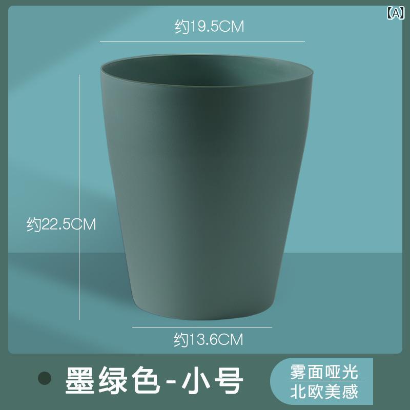 Square Shape - シンプル ゴミ箱 家庭用 キッチン 小型 寝室 収納 バケツ オフィス 浴室 トイレ リビング ルーム チューブ 無地 インテリア
