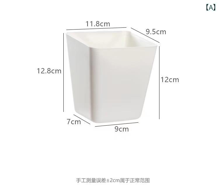 美容 トロリー 小型 ゴミ箱 吊り下げ ラック チューブ 収納 ボックス バスケット インテリア ダストボ..