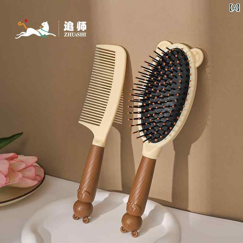Brushes, Combs - ハイ ヘッド トップ ふわふわ バッグ コーム 女性用 ホーム エアクッション ポータブル 静電気 防止 マッサージ カーリング レディー スペシャル