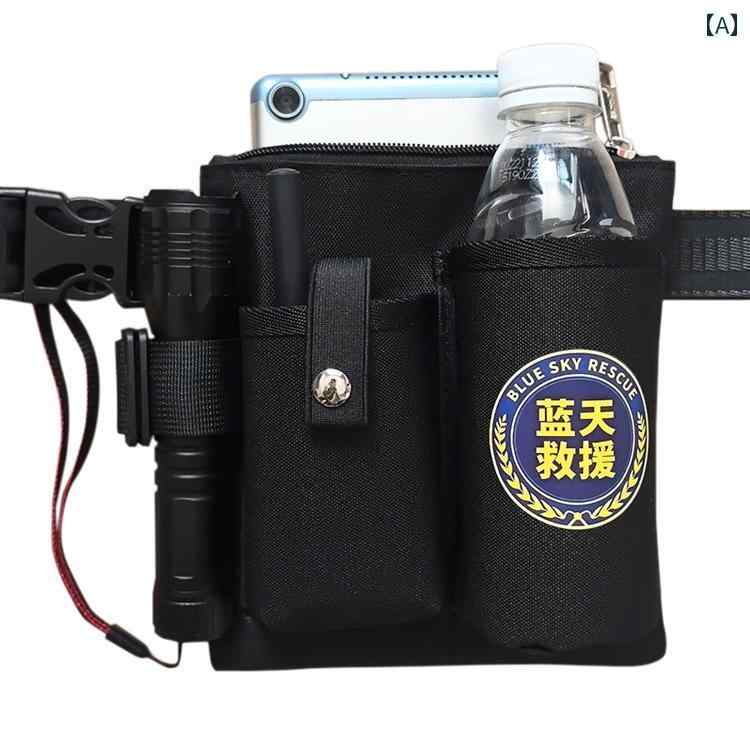 ブルースカイ 救助 機器 タクティカル ウエスト バッグ アウトドア アドベンチャーキャンプ 懐中 電灯 ..
