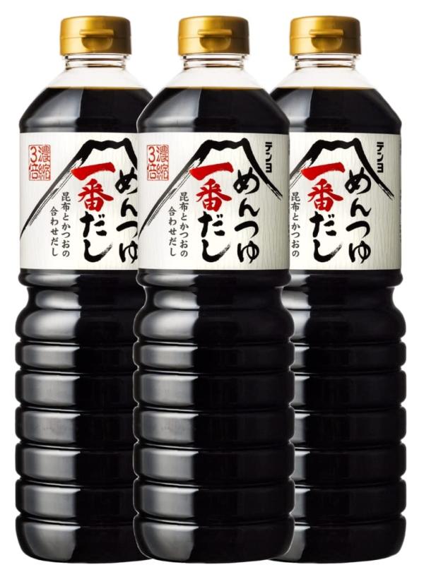 テンヨ武田 めんつゆ一番だし 1L×3個
