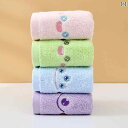 子供用 柄 洗顔・ 入浴用 小さめ 正方形 タオル 女性用 綿 吸水性 フェイスタオル コットン ホームインテリア シンプル かわいい