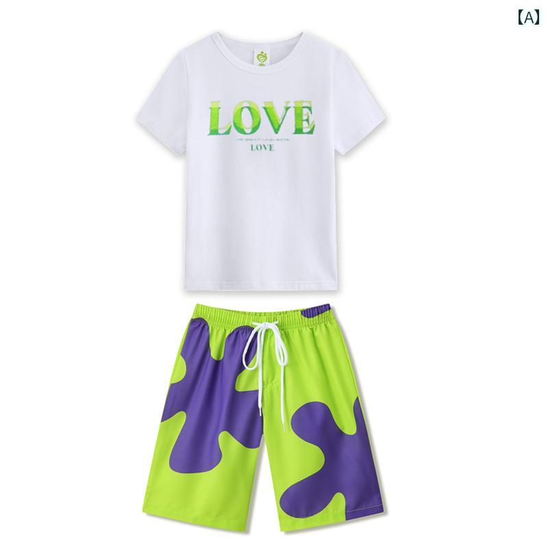 ビーチウェア 親子 3人または 4人 家族 カップル 夏 母 娘 ドレス バケーション スーツ ペアルック コ..