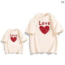親子 春夏 Tシャツ カットソー スタイル ペアルック コーディネート お揃い カジュアル ファミリー かわいい
