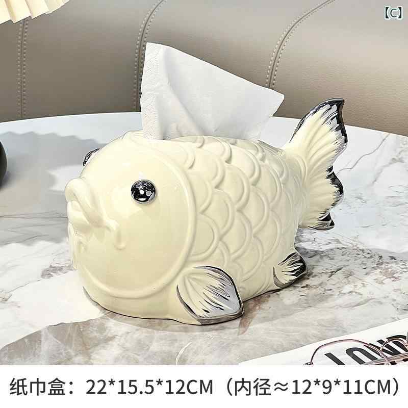LINEAR shopの魚 鯉 ティッシュボックス 飾り ポップ インテリア ティッシュケース 福袋 鯛 ポップ｜アングル3