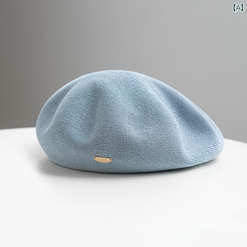 糸 和紙 ベレー帽 折りたたみ 帽子 女性 旅行や ショッピング ペインター ハット 24 秋 かわいい カジュアル