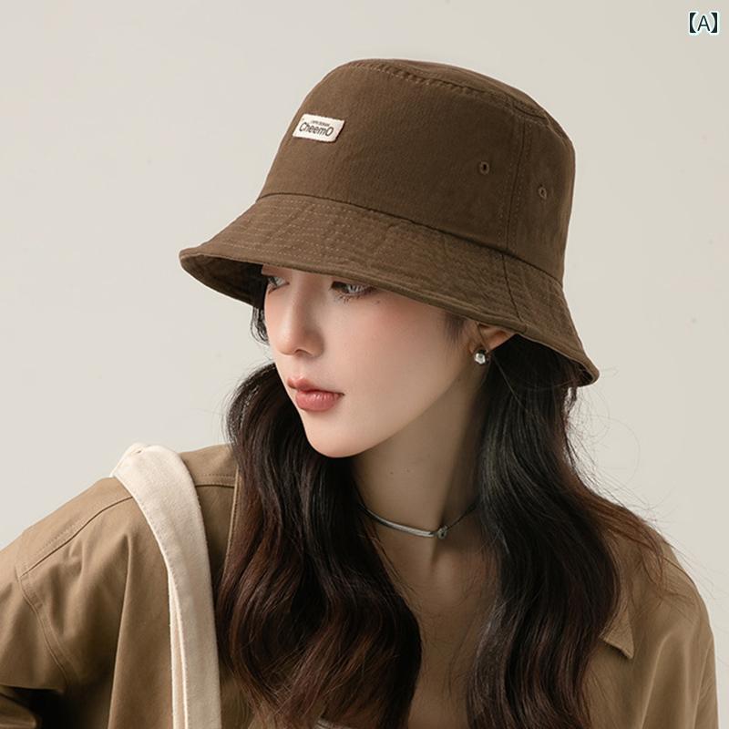 2025年 夏 女性用 フィッシャーマン 頭 囲が 大きく 顔が 小さい 春秋 日焼け防止 バケットハット 男性用 シンプル カジュアル