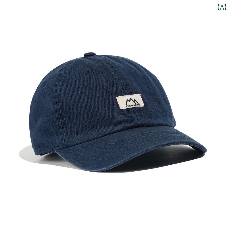 韓国 夏 カップル 帽子大きいサイズ ひさし キャップ 女性 ソフト トップな 日焼け防止 野球 帽 男性 日本の 日よけ カジュアル