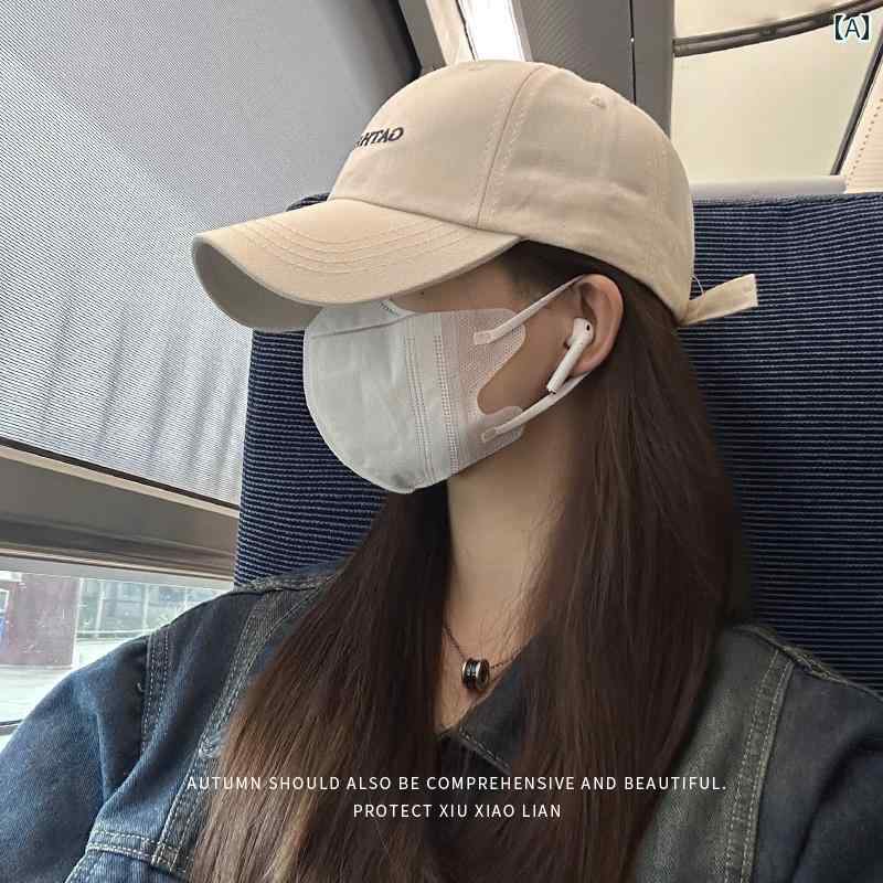 女性用 野球 帽新 スタイル ディープ トップ ワイド ブリム ダックビル キャップ大きいサイズ小 顔 拡大 深め 帽子 男性用