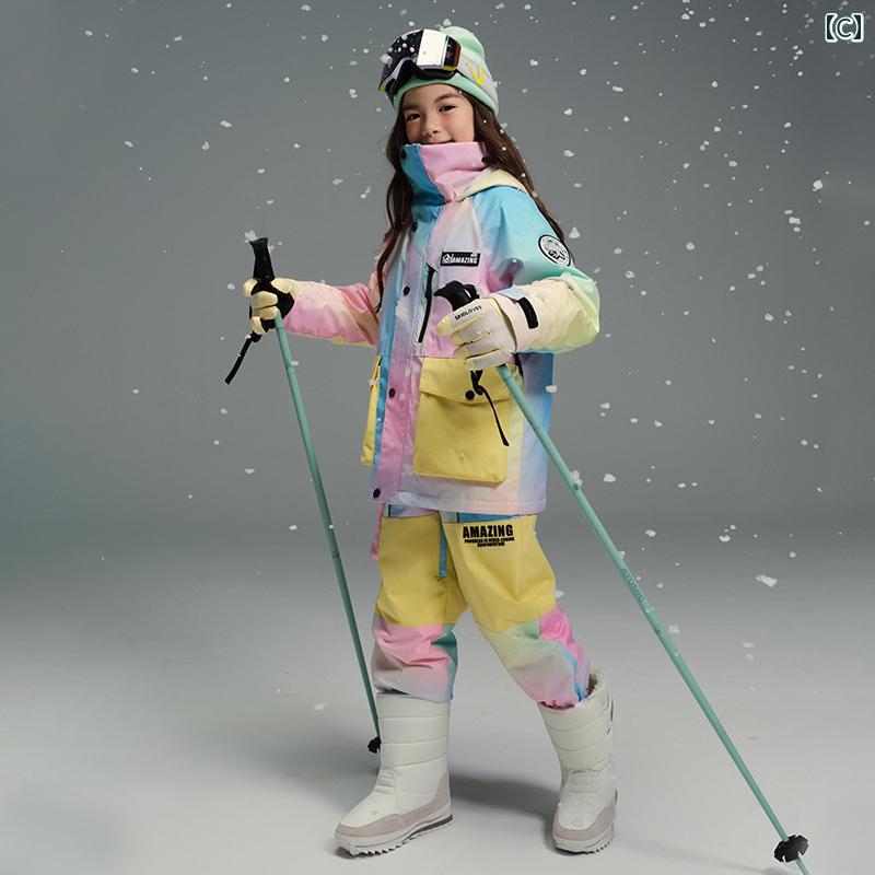 子供服 エンジン フォックス 女の子用 春秋 ジャケット 2025年 3 M シンサレート コットン スキー スーツ キッズ カジュアル 3