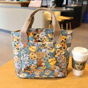 女性用 防水 ハンドバッグ お出かけ用 ママ バッグ 母子用 学生用 ランチ ボックス かわいい カジュアル 韓国(4)
