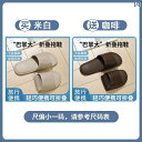 旅行 スリッパ ポータブル 折りたたみ式 バス 滑り止め ホテル 出張 使い捨て 用品 ルームシューズ インテリア リビング シンプル(4)