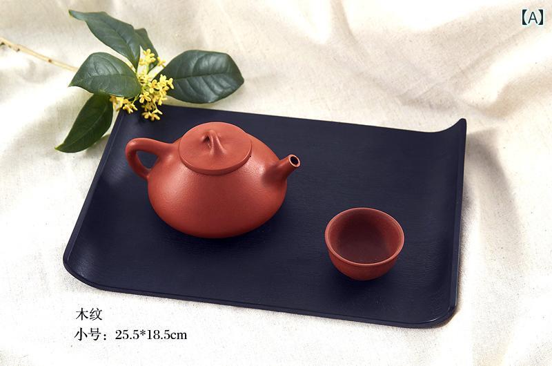 日本 トレイ ティートレイ 豪華 ブラック プレート ネット レッド イン 装飾 ホテル ウォーターカップ ..