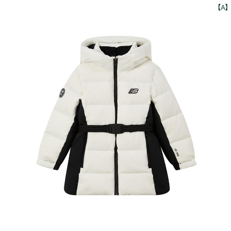 子供 服 女の子 冬 防風 保温 ウエスト スキー ダウン ジャケット キッズ カジュアル おしゃれ アウト..