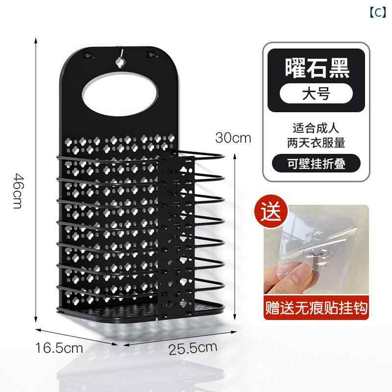 折りたたみ 式 汚れた 衣類 バスケット バス ルーム用 家庭用 収納 壁掛け 靴下 ランドリー 脱衣所 ホームインテリア 北欧風