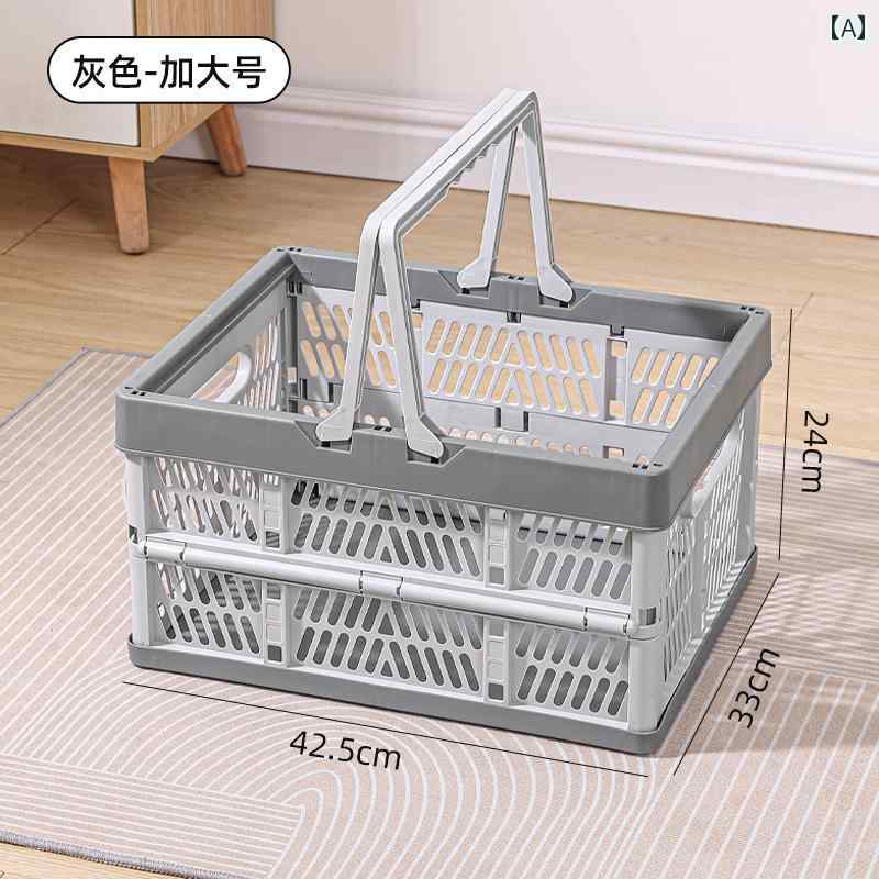 折りたたみ 式 ショッピング バスケット ピクニック 収納 アウトドア用第 一 選択 キャンプ 用品 ポータブル スーパー マーケット