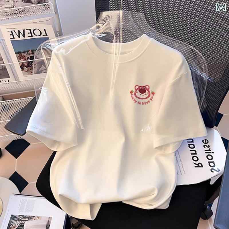 クマ 子供用 ホワイト コットン 半袖 ガールズ Tシャツ 夏 2025 ホット スタイル ワンポイント トレーナー カジュアル素材：綿（綿含有量）袖丈：半袖襟のタイプ: ラウンドネック参考身長：130cm 170cm 140cm 150cm 160cm 100cm 110cm 120cm SML XL 2XL 3XL 4XL