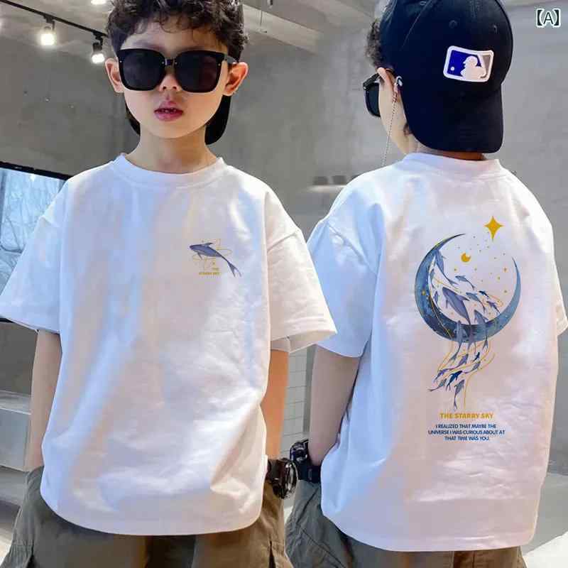 子供用 夏 男の子 Tシャツ 半袖 2025 綿 トップス カジュアル コットン ラウンドネック カットソー おしゃれ素材：綿（綿含有量）素材構成: コットン袖丈：半袖襟のタイプ: ラウンドネック対象性別: 男女兼用参考身長：130cm 140cm 150cm 110cm 120cm 100cm 160cm SML XL 2XL 3XL
