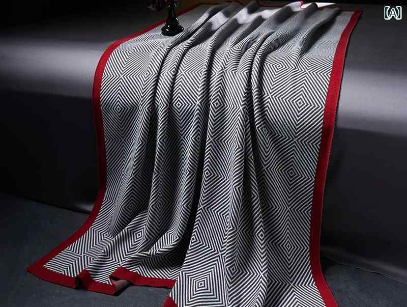 ブランケット 綿 ベッド用 ソファーカバー ヴィンテージ 柄 高級感 コットン おしゃれ 膝掛け オフィス インテリア タオルケット