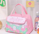 ランチボックス バッグ 学生 厚手 アルミホイル 断熱 ピクニック 夢かわいい うさぎ パステルカラー 子供 キッズ お弁当箱入れ(3)