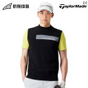 テーラーメイド TaylorMade ゴルフ アパレル 春秋 メンズ スポーツ 防風 ニット ベスト ブラック ホワイト サイズM L XL